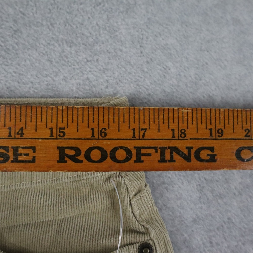 St Johns Bay Pants Womens 12 Straight Leg Corduroy 5-Pocket Jeans Beige NWT - Picture 4 of 7